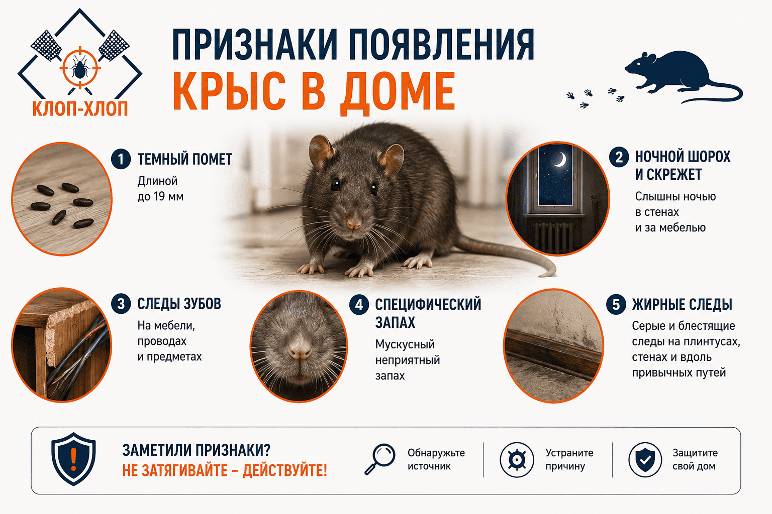 Следы присутствия крыс